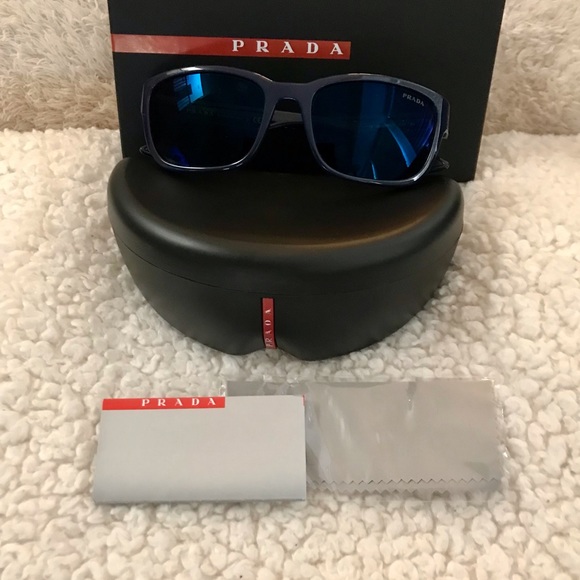 Authentic PRADA sunglasses for men NEW in case & gift set LUXURY BRAND GIFT - Picture 2 of 15